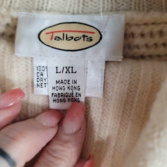 Talbots Cream coloured shawl BNWOT - Picture 4 of 8